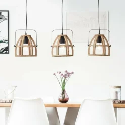 Suspension Brilliant-Leuchten Calley Noir, 3 lumières