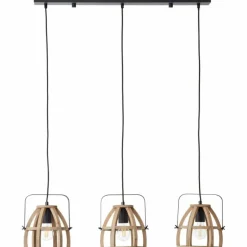 Suspension Brilliant-Leuchten Calley Noir, 3 lumières