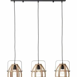 Suspension Brilliant-Leuchten Calley Noir, 3 lumières