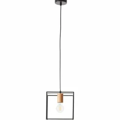 Suspension Brilliant-Leuchten Arica Noir, 1 lumière