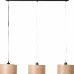 Suspension Brilliant-Leuchten Romm Noir, 3 lumières