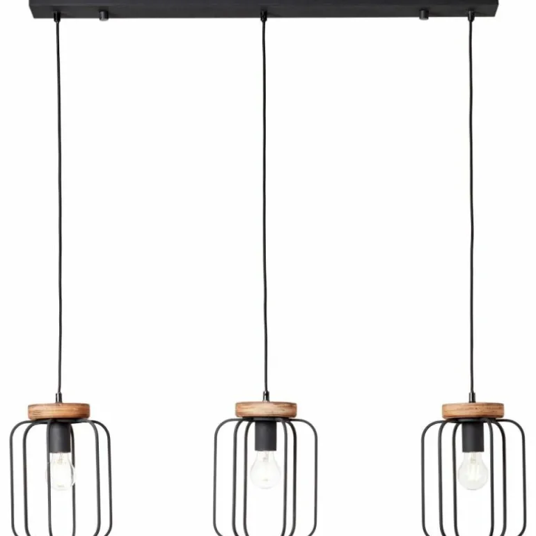 Suspension Brilliant-Leuchten Tosh Noir, 3 lumières