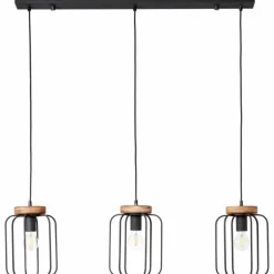Suspension Brilliant-Leuchten Tosh Noir, 3 lumières