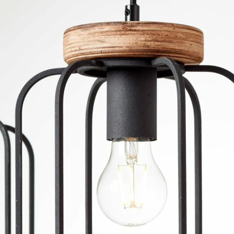 Suspension Brilliant-Leuchten Tosh Noir, 3 lumières