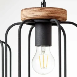 Suspension Brilliant-Leuchten Tosh Noir, 3 lumières