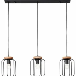 Suspension Brilliant-Leuchten Tosh Noir, 3 lumières