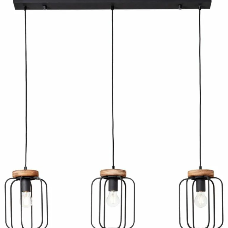 Suspension Brilliant-Leuchten Tosh Noir, 3 lumières