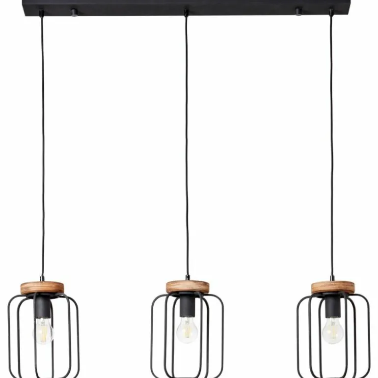 Suspension Brilliant-Leuchten Tosh Noir, 3 lumières