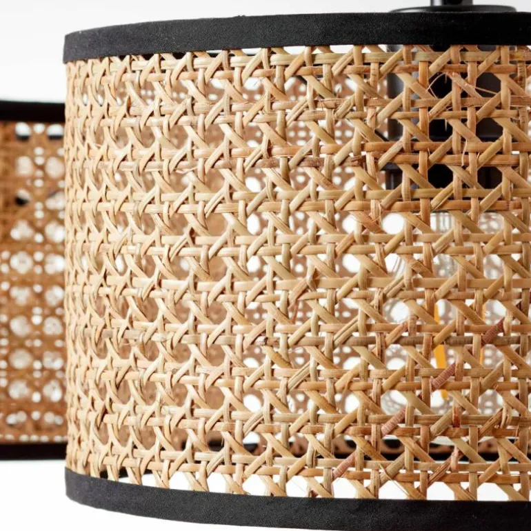 Suspension Brilliant-Leuchten Wiley Noir, 3 lumières