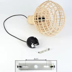 Suspension Bulach Noir, 1 lumière