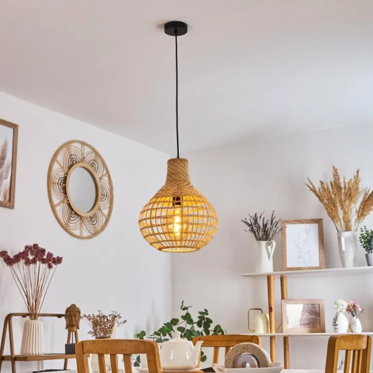 Suspension Bulach Noir, 1 lumière