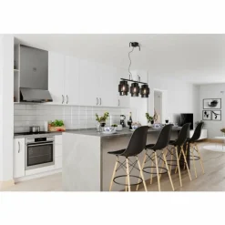 Suspension By Rydens Ebbot Noir, 3 lumières