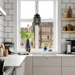 Suspension By Rydens Ebbot Noir, 1 lumière