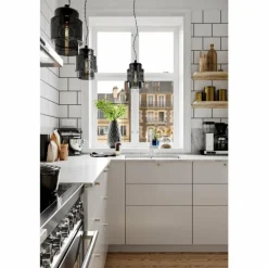 Suspension By Rydens Ebbot Noir, 1 lumière