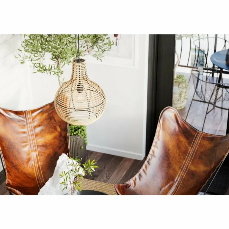 Suspension By Rydens Granada Bois clair, Noir, 1 lumière