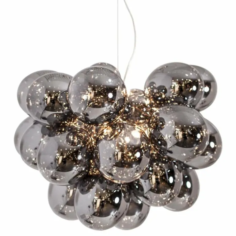 Suspension By Rydens Gross Gris, 8 lumières