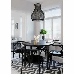 Suspension By Rydens Seagrass Noir, 1 lumière