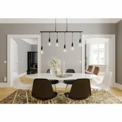 Suspension By Rydens Skyline Noir, 6 lumières