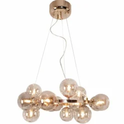 Suspension By Rydens Splendor Ambre, Or, 15 lumières