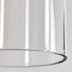 Suspension Caimitte Clair, Fumé, 3 lumières