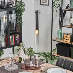 Suspension Caimitte Noir, 1 lumière