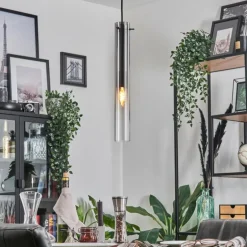 Suspension Caimitte Noir, 1 lumière