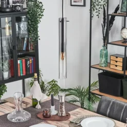 Suspension Caimitte Noir, 1 lumière