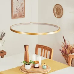 Suspension Calcium LED Laiton, 1 lumière