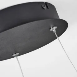 Suspension Calcium LED Noir, 1 lumière