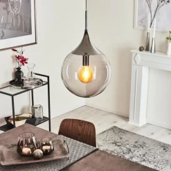 Suspension Calvisi Chrome, 1 lumière