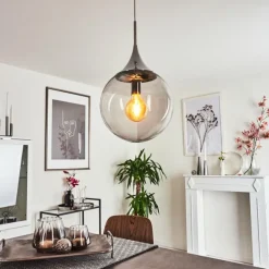 Suspension Calvisi Chrome, 1 lumière