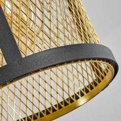 Suspension Candelaria Noir, 3 lumières