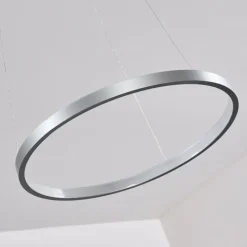 Suspension Canisteo LED Argenté, 1 lumière