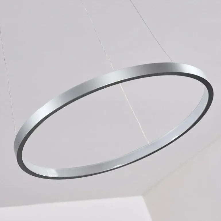 Suspension Canisteo LED Argenté, 1 lumière