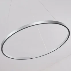 Suspension Canisteo LED Argenté, 1 lumière