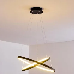 Suspension Canisteo LED Noir, 2 lumières