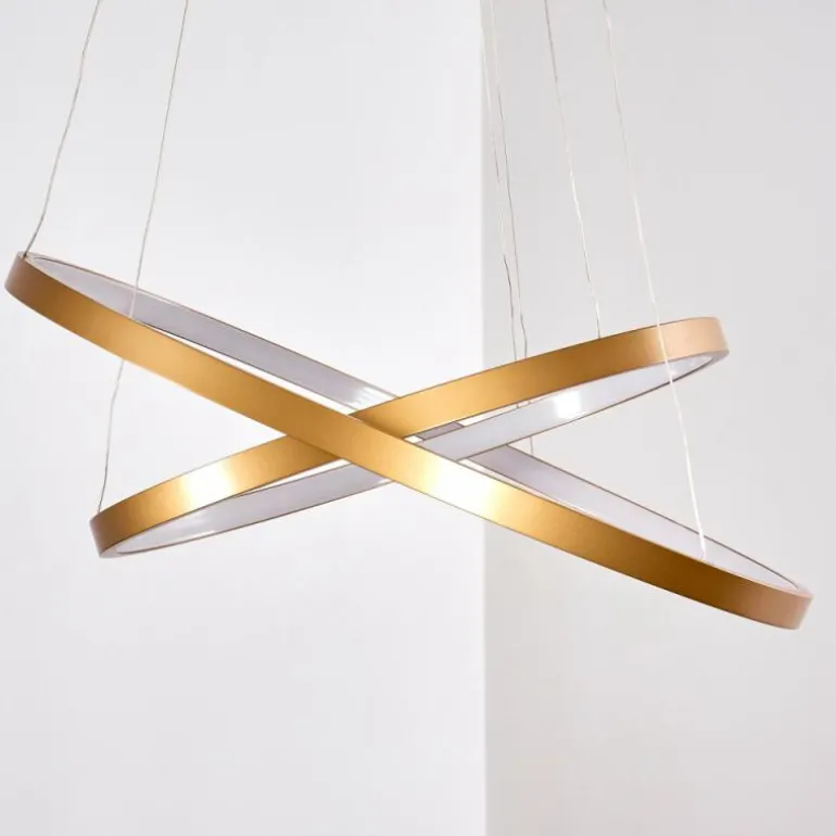 Suspension Canisteo LED Or, 2 lumières