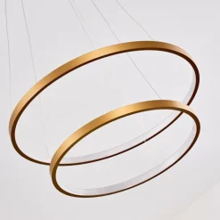 Suspension Canisteo LED Or, 2 lumières