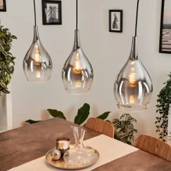 Suspension Capdevila Chrome, 3 lumières