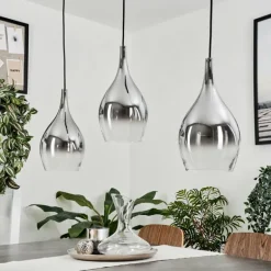 Suspension Capdevila Chrome, 3 lumières