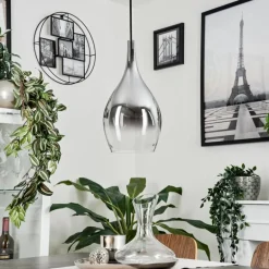 Suspension Capdevila Chrome, 1 lumière