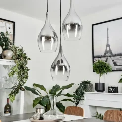 Suspension Capdevila Chrome, 3 lumières