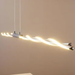 Suspension CARMACKS LED Chrome, 4 lumières