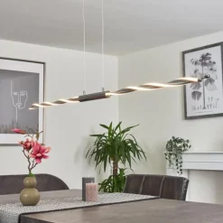 Suspension Carmacks LED Chrome, 4 lumières