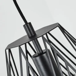 Suspension Cassils Noir, 1 lumière