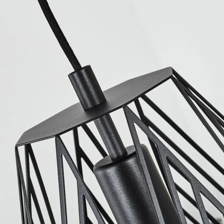 Suspension Cassils Noir, 1 lumière