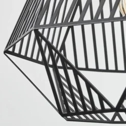 Suspension Cassils Noir, 1 lumière