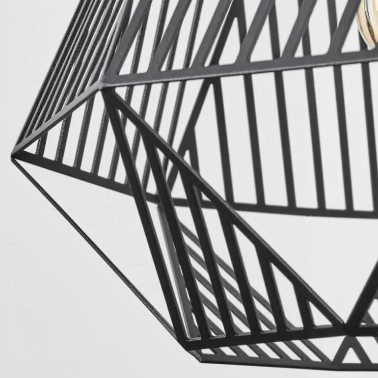 Suspension Cassils Noir, 1 lumière