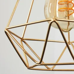 Suspension Cenova Laiton, Noir, 3 lumières