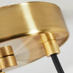 Suspension Cenova Laiton, Noir, 3 lumières